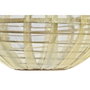 DKD Home Decor Lámpara de Techo de Bambú Marrón Natural 42x42x26 cm