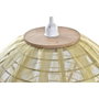 DKD Home Decor Lámpara de Techo de Bambú Marrón Natural 42x42x26 cm