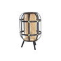 DKD Home Decor Lámpara de Sobremesa de Bambú Marrón 31x31x51 cm
