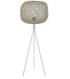 DKD Home Decor Lámpara de Pie de Metal Blanca 41x41x109 cm