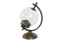 DKD Home Decor Lámpara de Sobremesa Bola Dorado Metal y Cristal