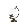 DKD Home Decor Lámpara de Sobremesa Bola Dorado Metal y Cristal