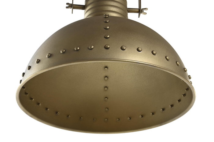 DKD Home Decor Lámpara Techo Vintage Dorado 41 x 49 x 41 cm E27 50W Metal