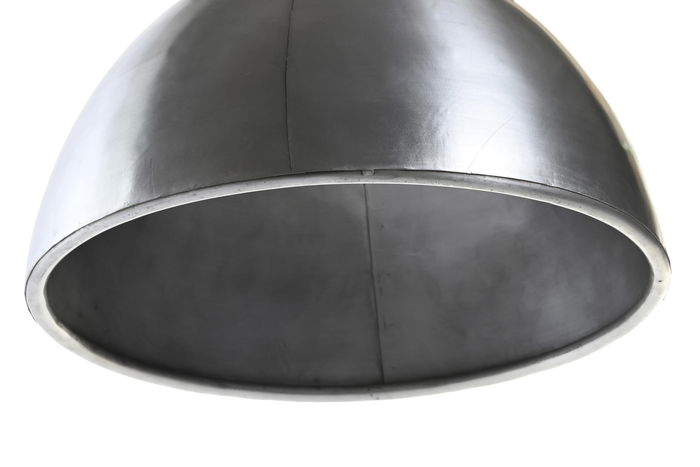 DKD Home Decor Lámpara de Techo Plateado Marron Hierro Mango 40 x 47 x 40 cm