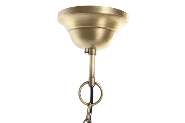 DKD Home Decor Lámpara de Techo Loft Dorado Marrón 43 x 31 x 43 cm