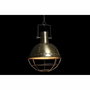 DKD Home Decor Lámpara de Techo de Hierro Dorado Desgastado