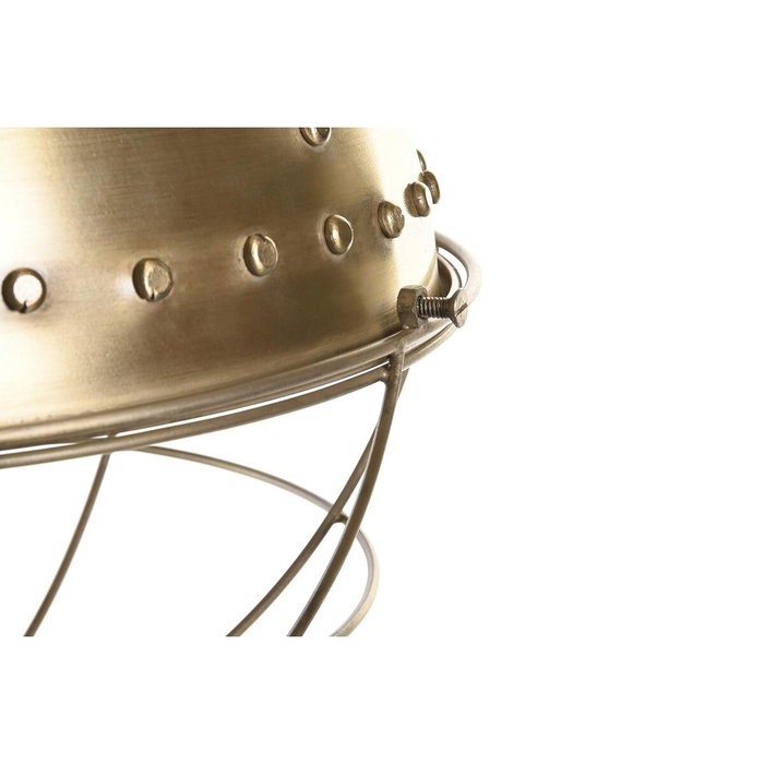 DKD Home Decor Lámpara de Techo de Hierro Dorado Desgastado