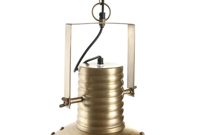 DKD Home Decor Lámpara Techo Loft Dorada Hierro 43 x 61 x 43 cm