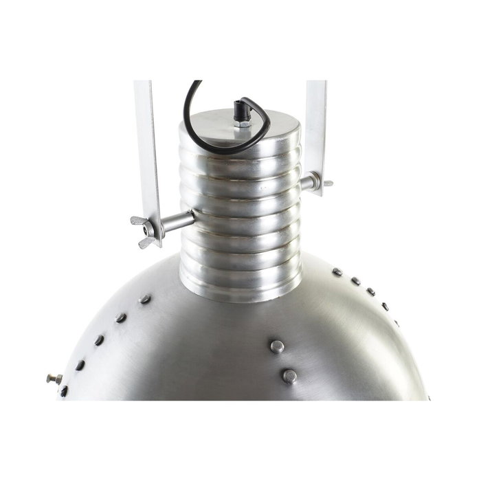 DKD Home Decor Lámpara de Techo de Hierro Plateado Desgastado