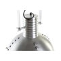 DKD Home Decor Lámpara de Techo de Hierro Plateado Desgastado
