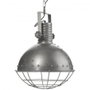 DKD Home Decor Lámpara de Techo de Hierro Plateado Desgastado