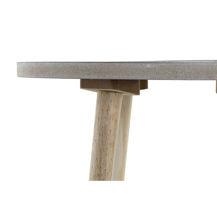 DKD Home Decor Mesita Auxiliar MDF 40x40x41 Natural