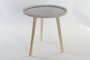 DKD Home Decor Mesita Auxiliar MDF 40x40x41 Natural