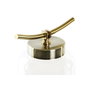 DKD Home Decor Jarrón Cristal y Metal SEALINE Azul y Dorado