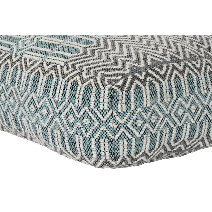DKD Home Decor Cojín de Suelo Algodón 60x60x25 Rayas Azul, Blanco y Verde Menta DKD Home Decor Cojín de Suelo Algodón 60x60x25 Rayas Azul, Blanco y Verde Menta