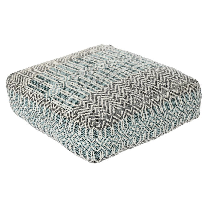 DKD Home Decor Cojín de Suelo Algodón 60x60x25 Rayas Azul, Blanco y Verde Menta DKD Home Decor Cojín de Suelo Algodón 60x60x25 Rayas Azul, Blanco y Verde Menta