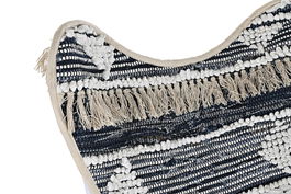 DKD Home Decor Otric Sillón Boho Blanco 74 x 65 x 90 cm