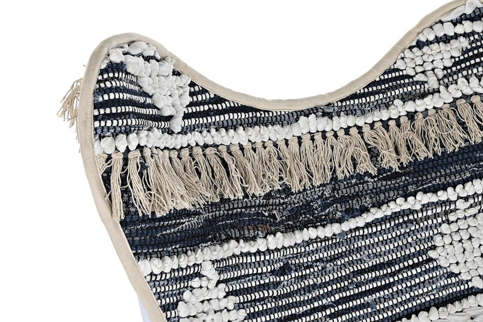 DKD Home Decor Otric Sillón Boho Blanco 74 x 65 x 90 cm DKD Home Decor Otric Sillón Boho Blanco 74 x 65 x 90 cm