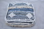 DKD Home Decor Cojín Suelo Boho Negro Blanco 60 x 60 x 25 cm