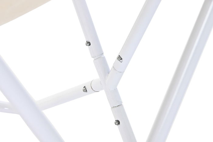 DKD Home Decor Nacla Sillon Boho Blanco Gris 65 x 90 x 74 cm