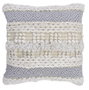 DKD Home Decor Cojín de Suelo de Algodón 60x60x25 Rayas Blanco y Gris