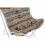 DKD Home Decor Sillón de Algodón y Hierro Mariposa Naranja
