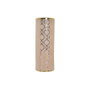 DKD Home Decor Jarrón de Porcelana Cromado Rosa y Dorado ZEMAN