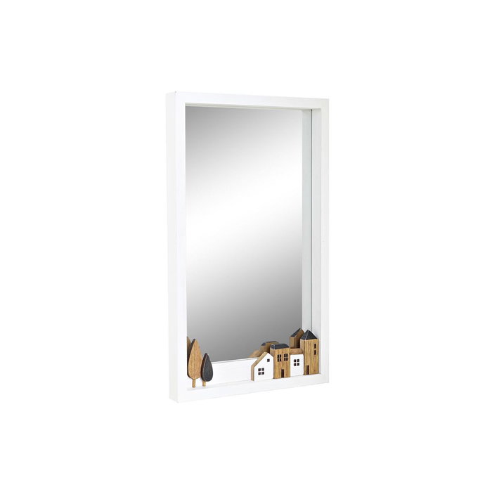 DKD Home Decor Espejo Urban Blanco Madera 4 x 60 x 36 cm DKD Home Decor Espejo Urban Blanco Madera 4 x 60 x 36 cm
