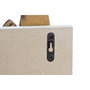 DKD Home Decor Perchero de Pared de Madera Casitas Blanco