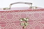 DKD Home Decor Sixties Caja Decorativa Naranja Blanco 18 x 19 x 24 cm Set de 2