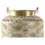 DKD Home Decor Portavelas Metal y Cristal GANSE Acabado Envejecido Dorado