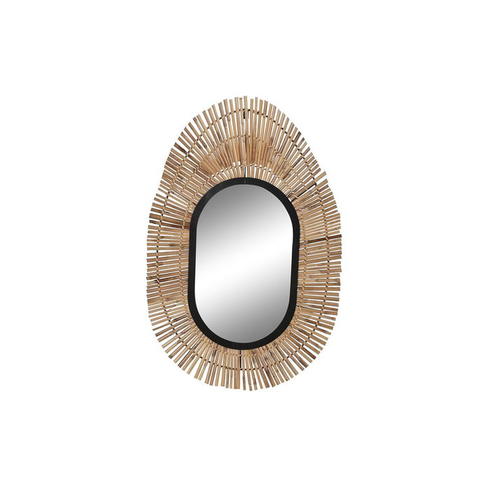 DKD Home Decor Espejo de Ratán 63x92 cm Natural