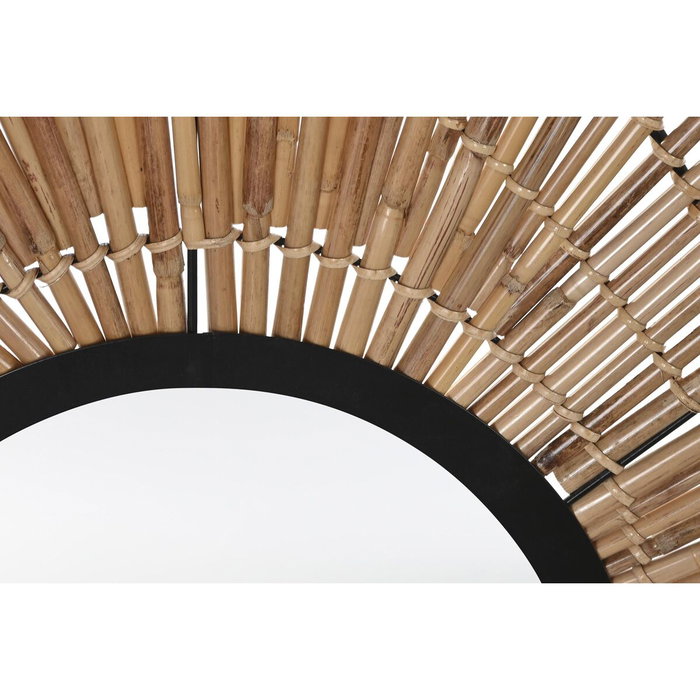 DKD Home Decor Espejo de Ratán 63x92 cm Natural