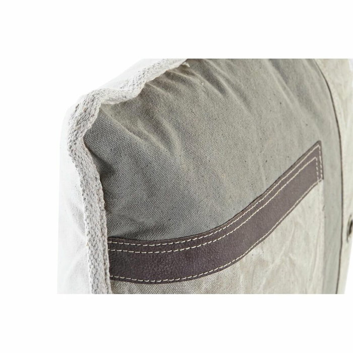 DKD Home Decor Cojín STAR Gris y Blanco 45x15x45 cm