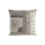DKD Home Decor Cojín STAR Gris y Blanco 45x15x45 cm