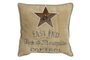 DKD Home Decor Cojín STAR Gris y Blanco 45x15x45 cm