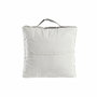 DKD Home Decor Cojín de Suelo Algodón y Piel 50x14x50 Star Envejecido