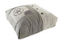 DKD Home Decor Cojín de Suelo Algodón y Piel 50x14x50 Star Envejecido