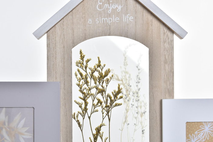 DKD Home Decor Marco Multifoto Urban Nice Day Marron Blanco MDF Cristal 3 x 41 x 39 cm (2 Unidades) DKD Home Decor Marco Multifoto Urban Nice Day Marron Blanco MDF Cristal 3 x 41 x 39 cm (2 Unidades)