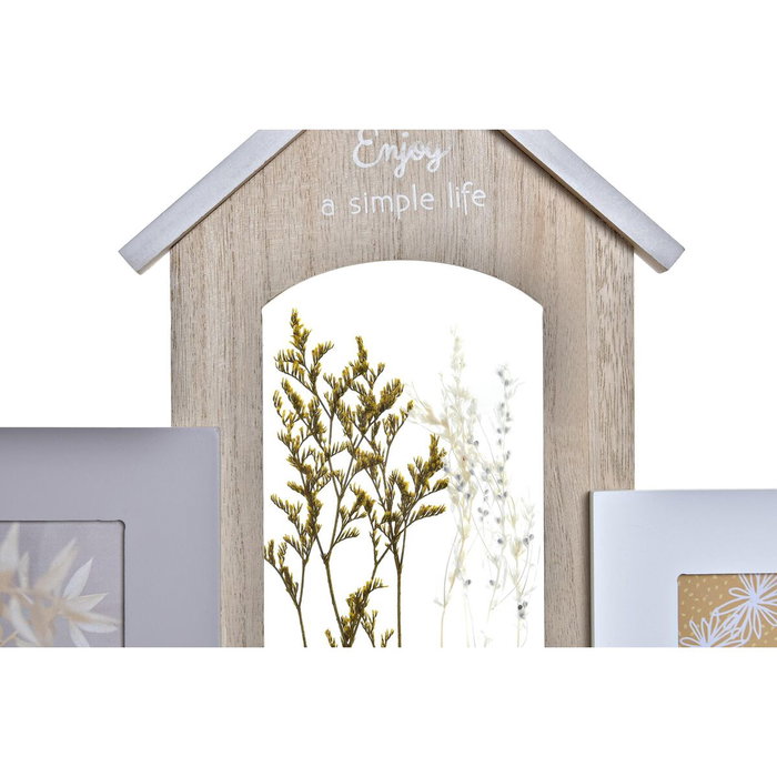 DKD Home Decor Marco Multifoto Plantas NICE DAY 39x3x41 cm (Pack de 2)