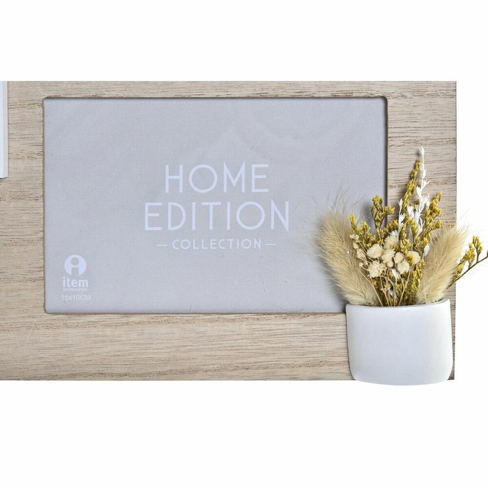 DKD Home Decor Marco Multifoto Plantas NICE DAY 39x3x41 cm (Pack de 2)