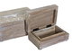 Caja Indio DKD Home Decor Marron Blanco 13 x 8 x 18 cm Set de 2