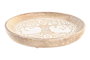 DKD Home Decor Bandeja Vaciabolsillos Mango Árbol de la Vida 20,5x20,5x2,5 cm