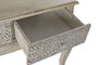 DKD Home Decor Consola Indio Natural Blanco Mango 91 x 42 x 81 cm