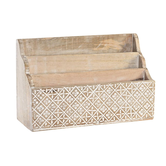 DKD Home Decor Organizador de Mango Natural para Cartas DKD Home Decor Organizador de Mango Natural para Cartas