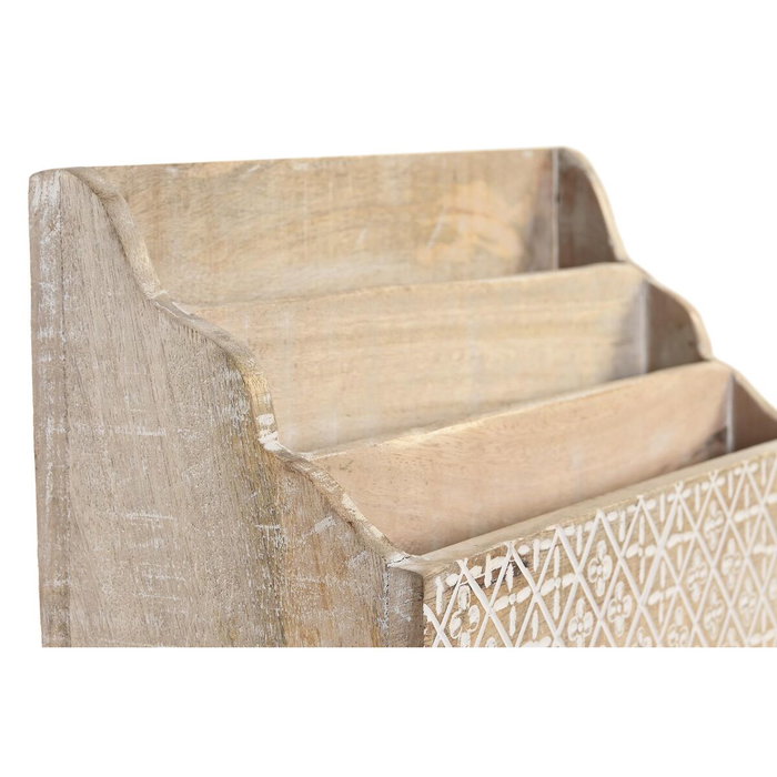 DKD Home Decor Organizador de Mango Natural para Cartas DKD Home Decor Organizador de Mango Natural para Cartas