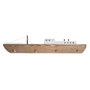 DKD Home Decor Perchero Pared Lurima Marron