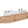 DKD Home Decor Perchero Pared Lurima Marron