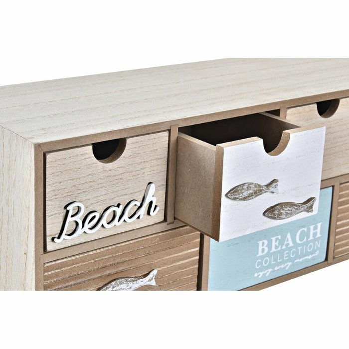 DKD Home Decor Joyero de Madera Beach Marrón 40x16x19 DKD Home Decor Joyero de Madera Beach Marrón 40x16x19