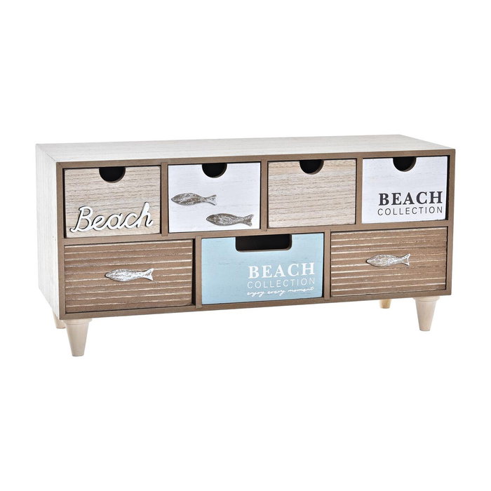 DKD Home Decor Joyero de Madera Beach Marrón 40x16x19 DKD Home Decor Joyero de Madera Beach Marrón 40x16x19